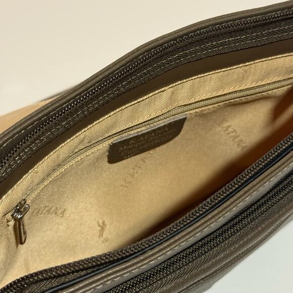 👜 French Leather Handbag Purse Shoulder Bag Crossbody Katana Paris Classic - Picture 5 of 9